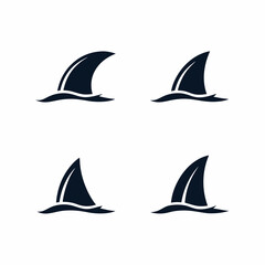 Creative Shark Fin Silhouette Collection.