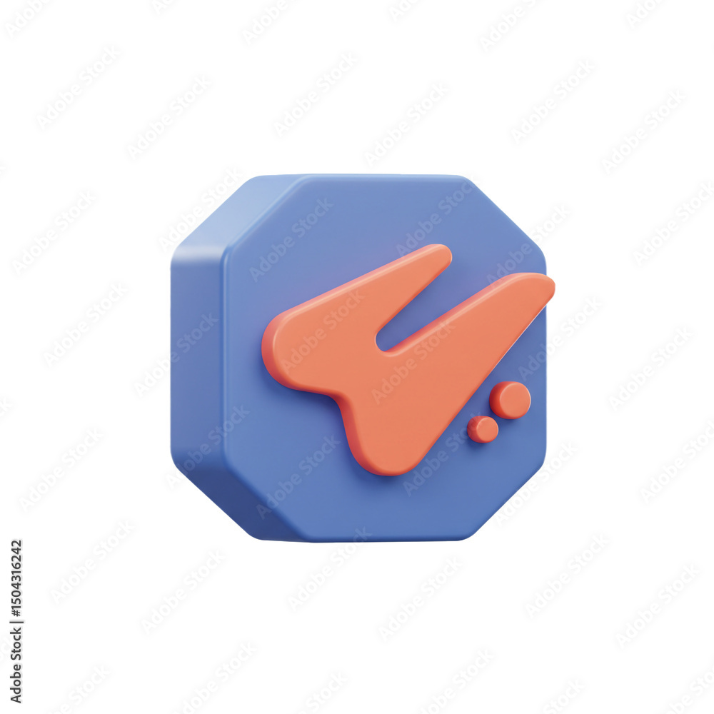 Poster 3d isometric logo representation displaying modern connectivity solutions for network devices and pe