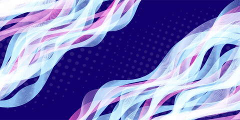 Fototapeta premium Geometric abstract background with colorful lines