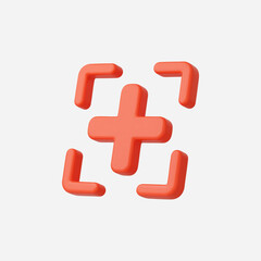 Obraz premium 3d Realistic More icon vector Illustration