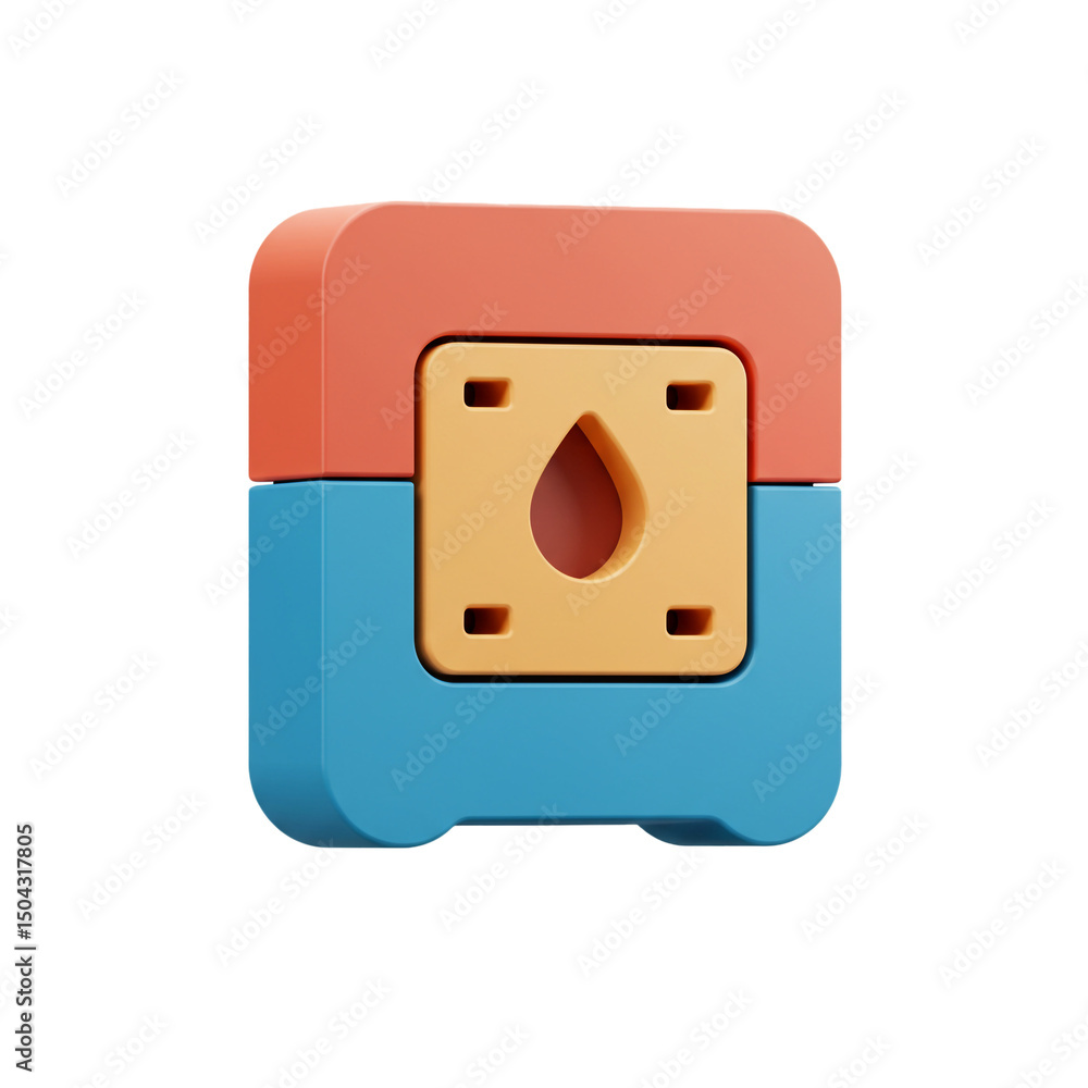Poster abstract liquid form graphic illustration in colorful design showcasing a vibrant and visually engag
