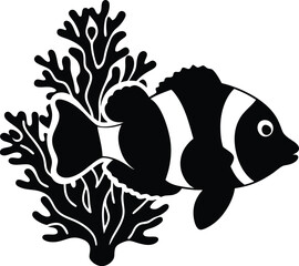Naklejka premium vector illustration of a fish