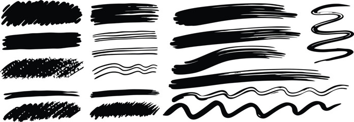 Black and white paint brush