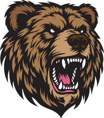 bear head vector
