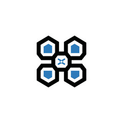 Geometric shape displays pattern symmetrically against white backdrop