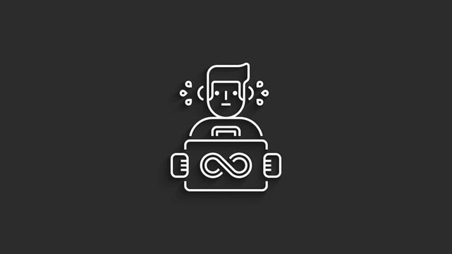 Occupied Icon Animation &ndash; 4K Room/Seat Status Notification
