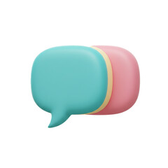 3d speech bubble icon