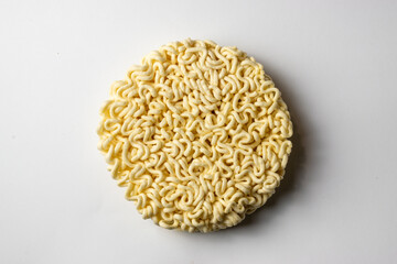 Uncooked instant asian noodle
