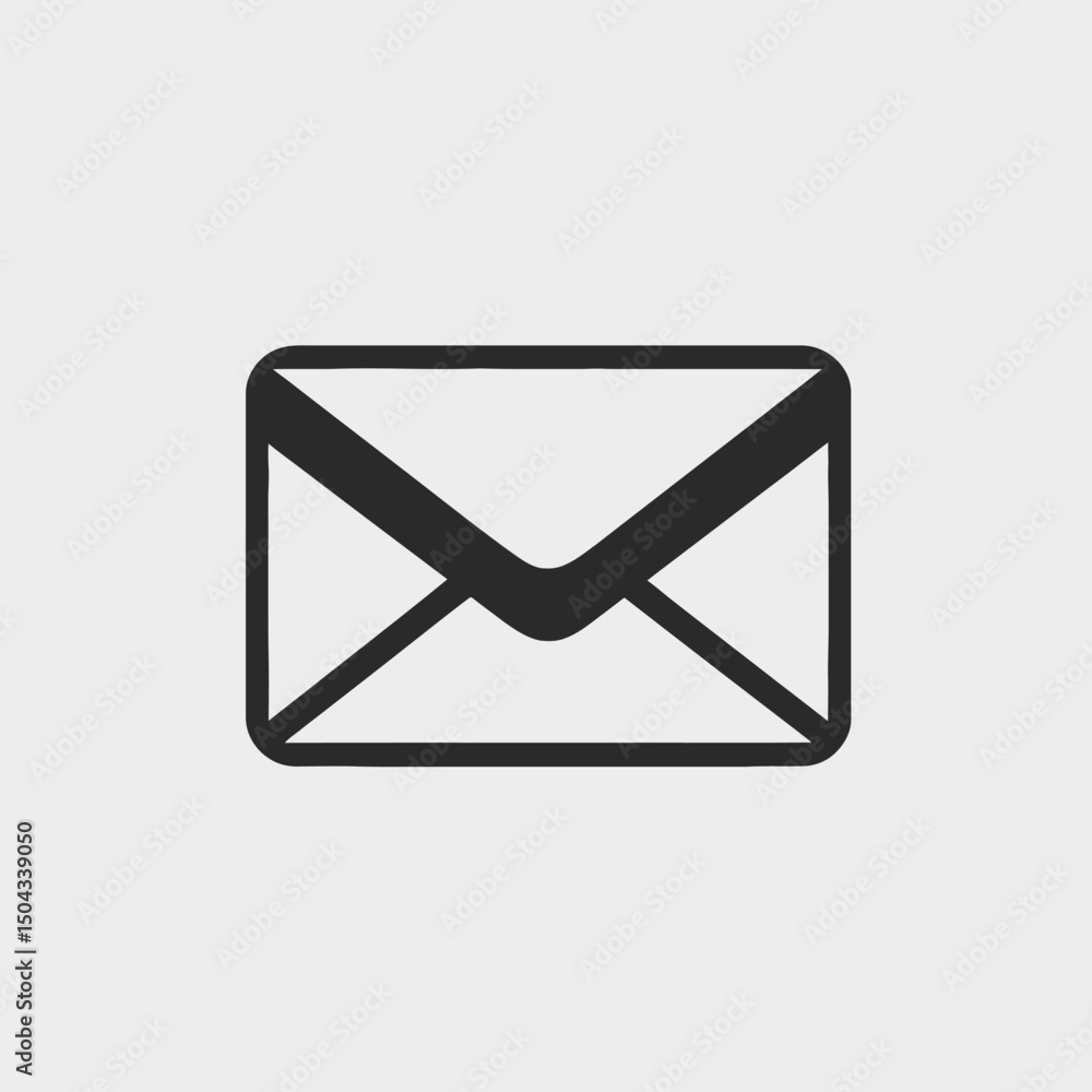 Poster email message inbox mail communication envelope letter contact send receive newsletter marketing gra