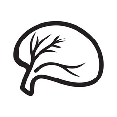 Obraz premium A stylized illustration of a spleen, showcasing its internal structure.