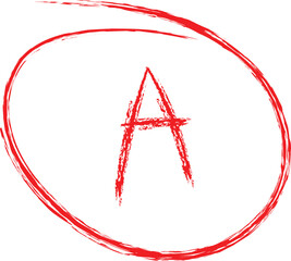 A Grade Red Marker