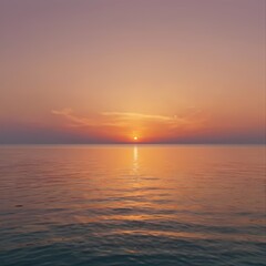 Obraz premium sunset over the sea