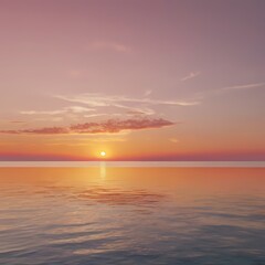 Obraz premium sunset over the ocean