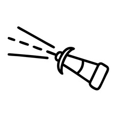 vector illustration of a drill