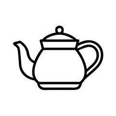 teapot isolated on white background