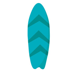 vector illustration of a surfboard