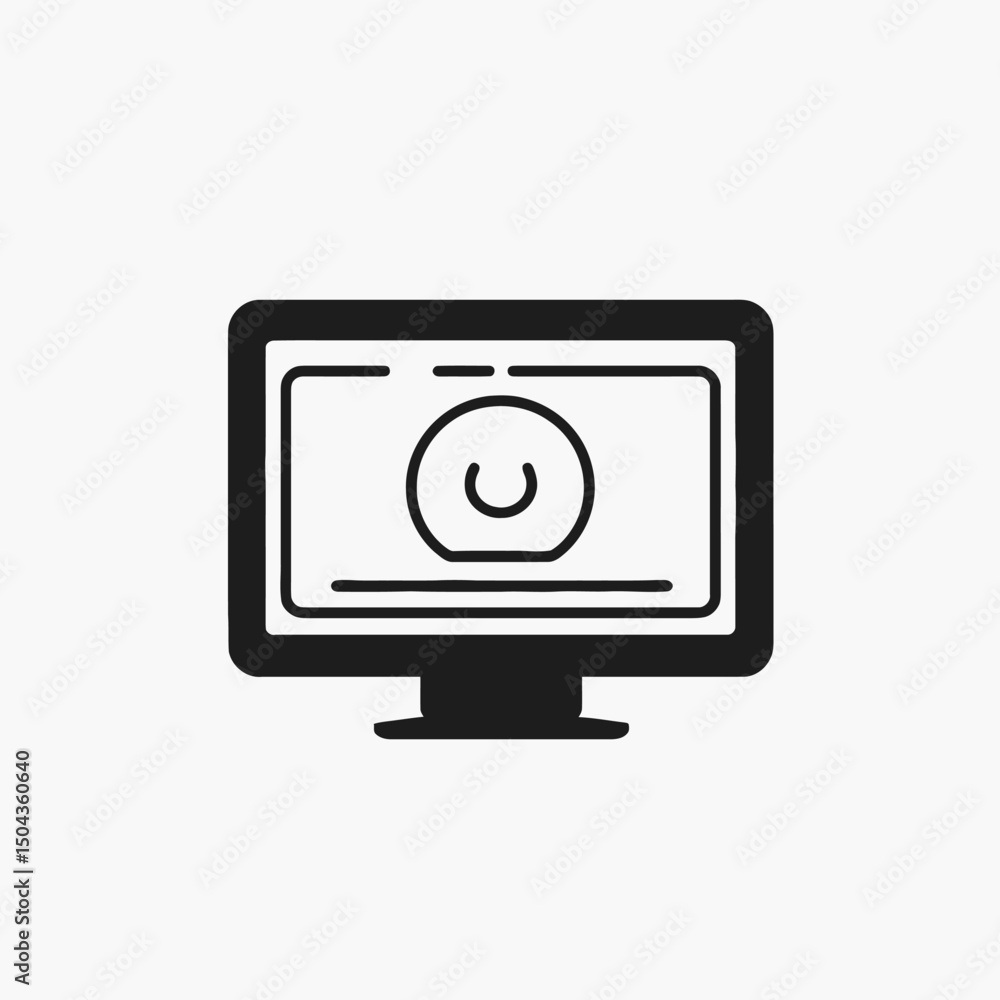 Fototapete monitor screen display computer technology device digital pc desktop electronic hardware equipment s