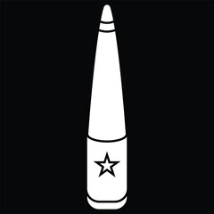 Bullet icon, bullet logo, bullet symbol, bullet illustration vector.