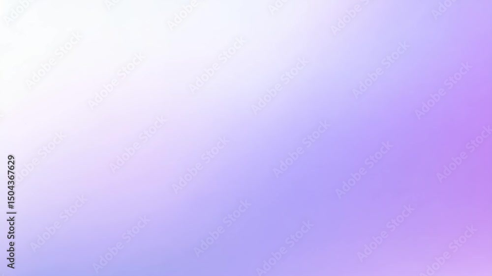 Poster soft pastel gradient background in purple and blue tones, smooth blur motion with glowing light and 