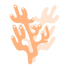 Soothing pastel coral and sea vector PNGs. Aesthetic marine clipart perfect for beach, ocean, and underwater designs with soft, dreamy color palettes.