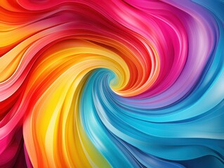 Vortice di colori vibranti, astratto