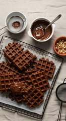 Delicious Chocolate Waffles Recipe A Step-by-Step Guide to Homemade Goodness