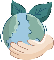 world environment, hand hold support earth, eco friendly concept