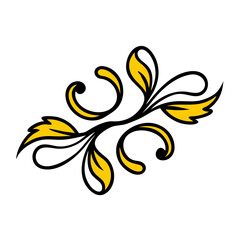 Obraz premium amazing vector illustration of an abstract floral design