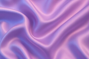 Beautiful Fabric Soft Purple Silk Satin Texture with Elegant Pink Gradient Color