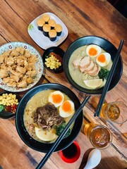 Authentic Japanese Pork Ramen Bowl