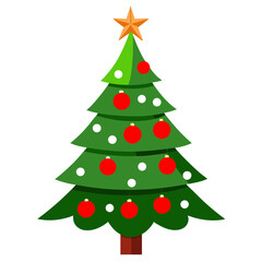 christmas tree isolated