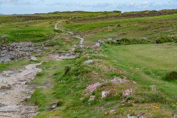 Obraz premium walking around Holyhead coastline Anglesey 