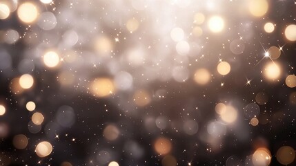 Festive sparkling bokeh lights for celebration background