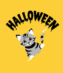 Halloween Vector Design for Print or Web