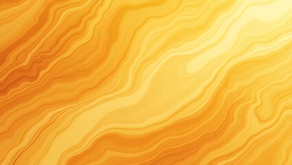 Abstract golden background with wavy and swirling patterns in warm yellow and orange tones