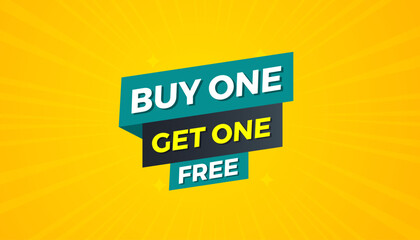 buy one get one free. Online shop discount sale background for buy 1 get 1, Special Discount marketing poster design for web and Social. sale banner vector template Design.