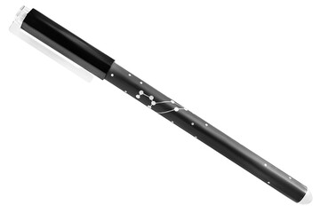 Black pen isolated