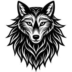 Fototapeta premium Wolf vector illustration. 