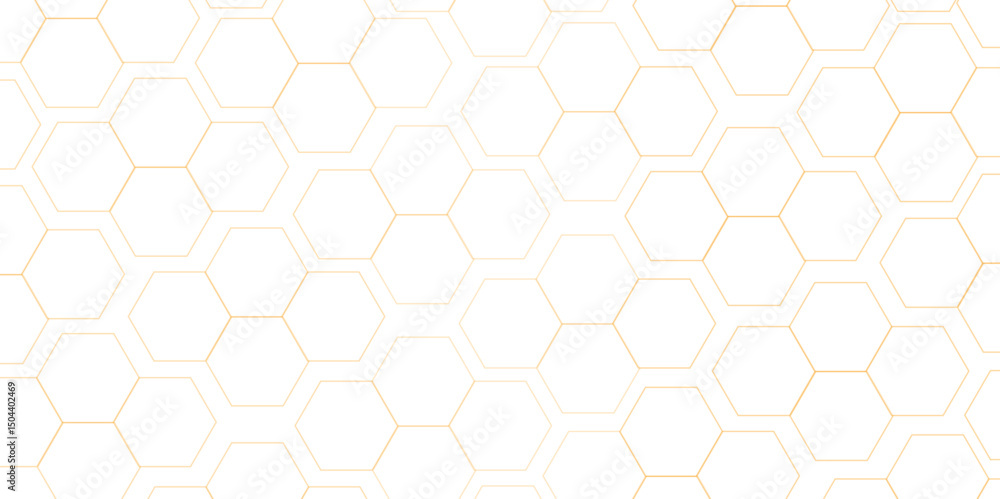 Aufkleber abstract white hexagon concept background. seamless pattern with hexagon. hexagonal white hexagons h