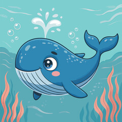  Animals Adorable Pleasure Dolphins An adorable vector image of a smiling person