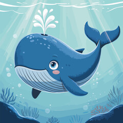  Animals Adorable Pleasure Dolphins An adorable vector image of a smiling person
