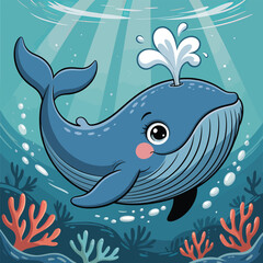  Animals Adorable Pleasure Dolphins An adorable vector image of a smiling person
