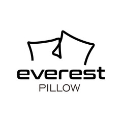 Minimalist Line Art Mountain Pillow Brand Logo Design Symbol Icon