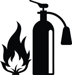 fire extinguisher vector