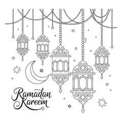 Elegant Islamic Lantern Silhouettes Collection