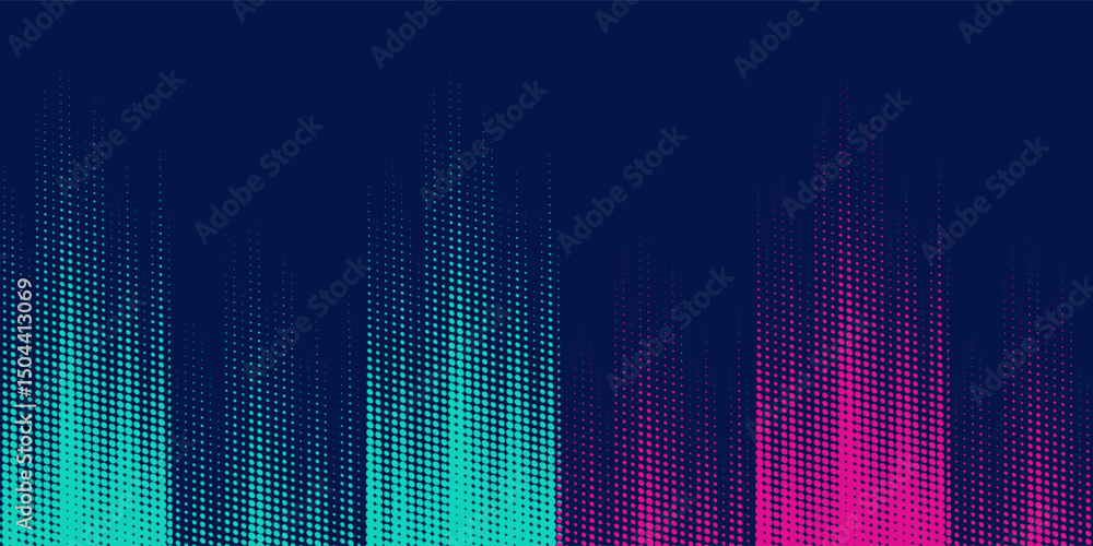 Aufkleber vector halftone gradient effect. vibrant abstract background. retro 80's style colors and textures.