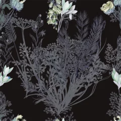 seamles pattern beautiful flowers collection