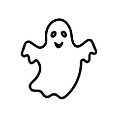 Halloween ghost vector