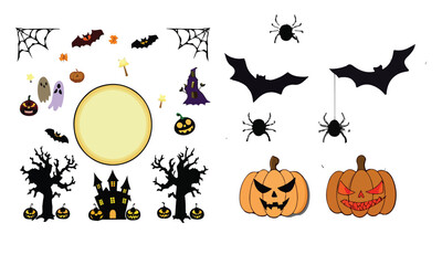Halloween vector elements