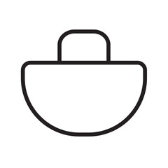 Bag icon, symbol of bag